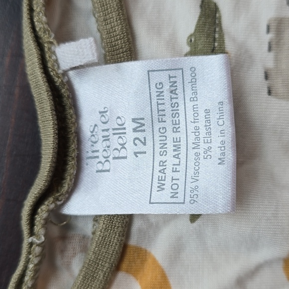 Tres Beau Et Belle ABC Sleep Bamboo Top - Picture 2 of 2
